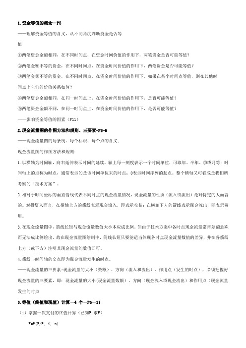 一级建造师梅世强经济复习资料