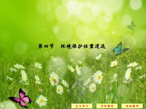 【创新设计】高中地理同步课件：5.4 环境保护任重道远 (湘教版选修6)