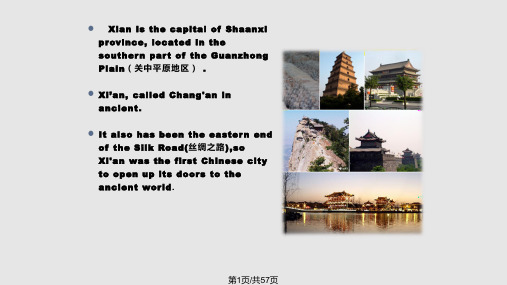 西安英语介绍PPT课件