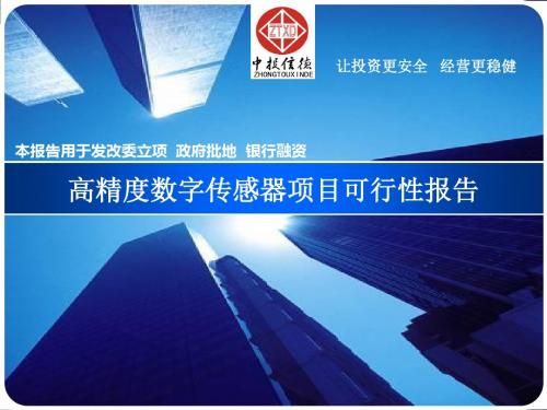 高精度数字传感器项目可行性报告