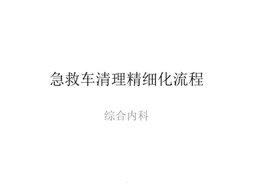 综合内科急救车图片PPT课件