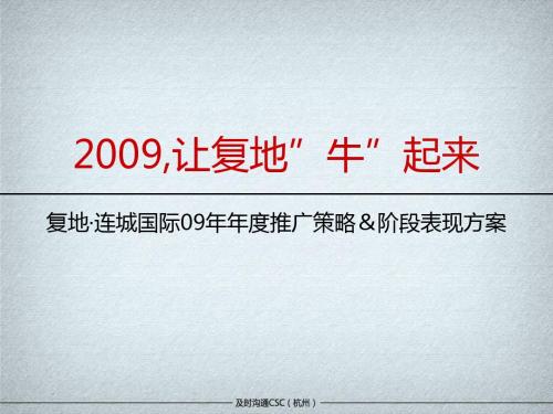 及时沟通09连城国际营销推广计