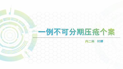 个案护理一例不可分期的压疮 ppt课件