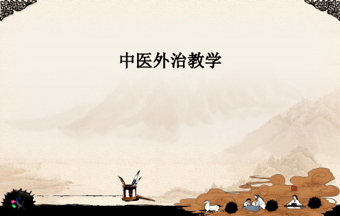 中医外治ppt课件-中医经典ppt课件