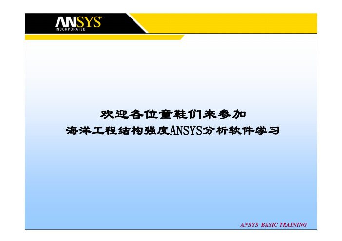 ANSYS基本使用