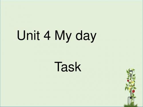 7A Unit4 My day Main task