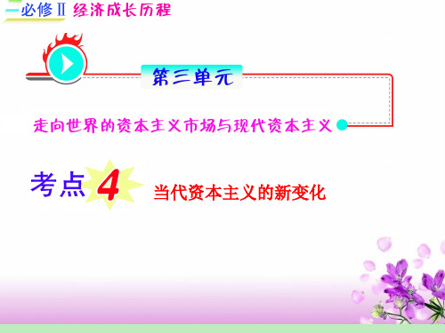 当代资本主义的新变化讲义