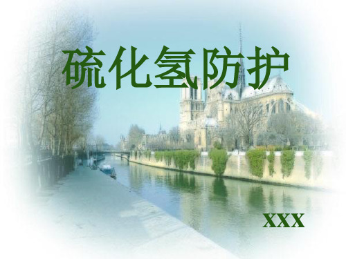 硫化氢防护PPT课件
