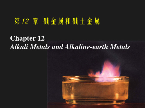 无机化学教学课件 12章 s区元素