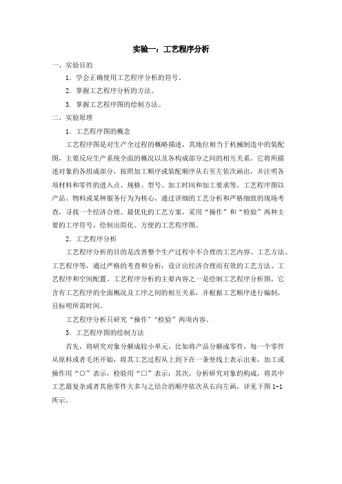工艺流程分析