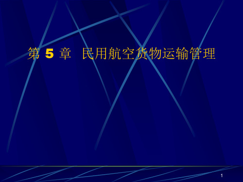 CAM5 -民航货运