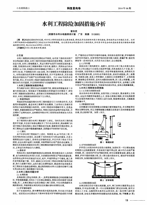 水利工程除险加固措施分析