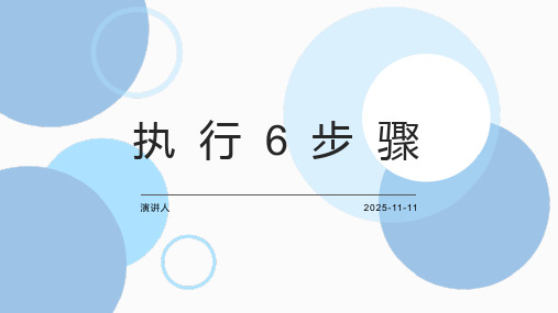 执行6步骤
