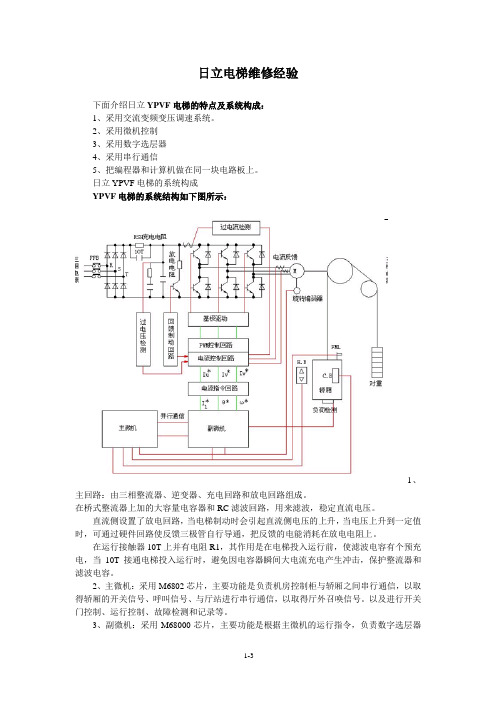 日立电梯维修经验
