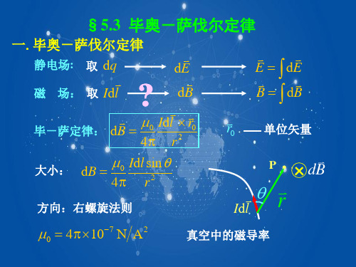 【80学时普通物理学】第五章 稳恒磁场(2)