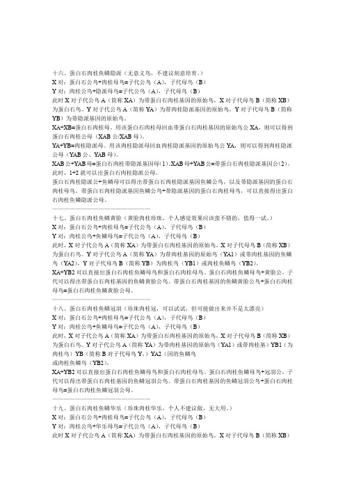 虎皮鹦鹉配对公式