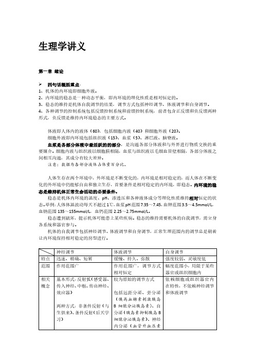 医考帮：生理学讲义-绪论