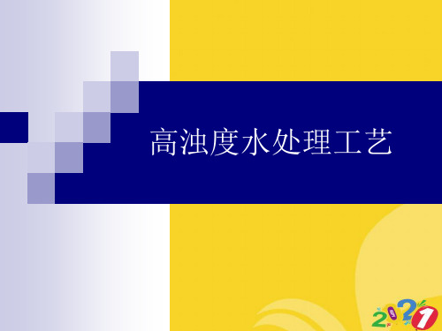 2021新高浊度水处理工艺专业资料