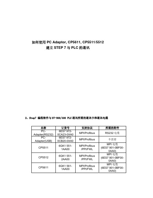step7+与300+400+PLC通讯设定+communicatio...