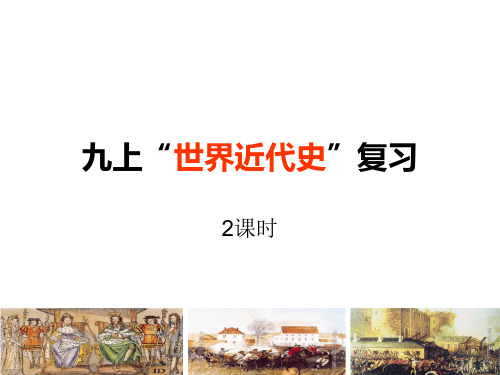 北师大版九年级历史上中考总复习“世界近代史”复习专题课件