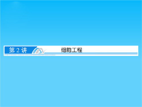 高考生物专题复习课件选修3-2