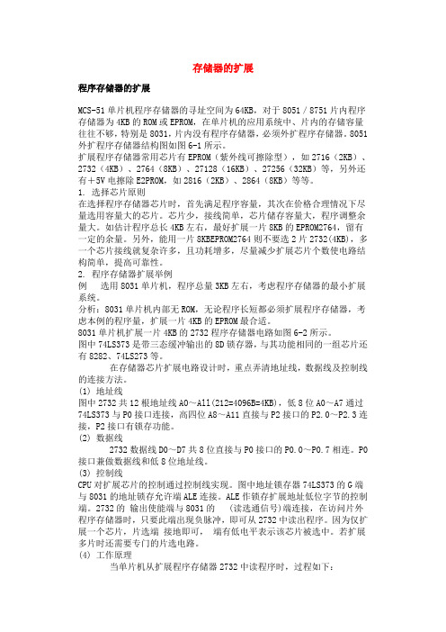 51扩展程序存储器