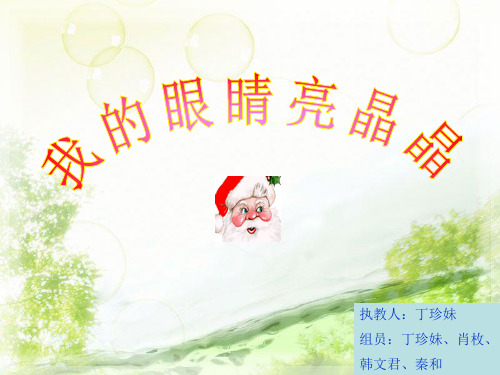 我的眼睛亮晶晶PPT