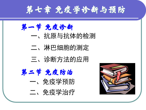 第7章 免疫诊断与预防