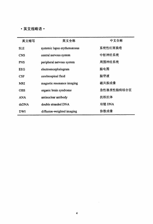 狼疮脑病的临床特点及头部磁共振表现