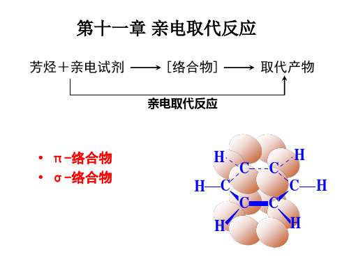 亲电取代反应