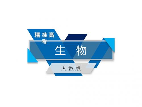 2018高考生物(人教)大一轮复习课件：必修二 第三单元 生物的变异、育种和进化 第5讲