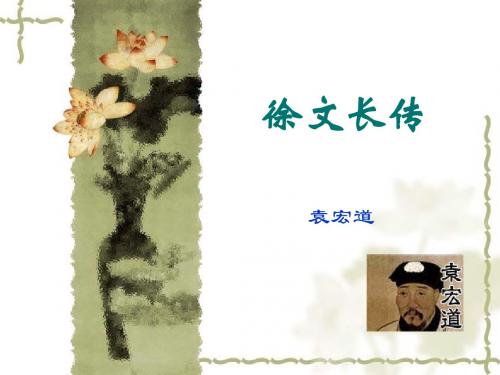 徐文长传