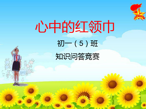 少先队知识竞赛ppt课件