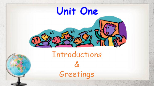 Greetings中职英语基础模块 上册Unit 1课件2语文版