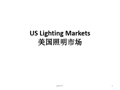 美国照明市场  ppt课件