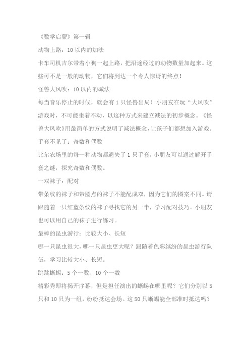 1-6年级各知识点绘本