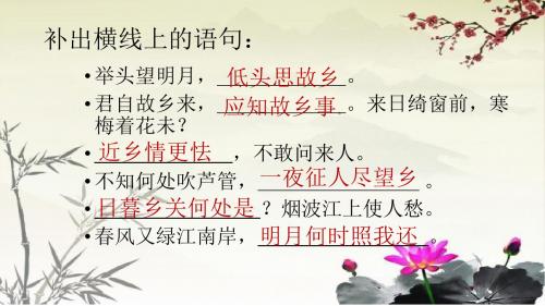 《消失的故乡》优质课课件