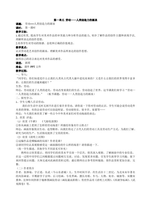 劳动──人类创造力的源泉1