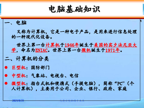 电脑操作基础  ppt课件