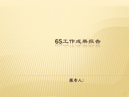 6S成果报告ppt课件