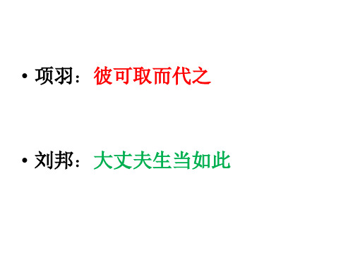 高中语文苏教必修三《鸿门宴》高华金PPT课件 一等奖新名师优质课1