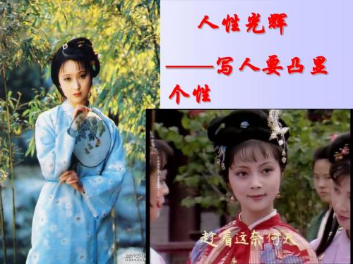 人性光辉——写人要凸显个性-作文训练评讲讲述