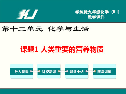 人教版九年级化学上册第十二单元精品课件、