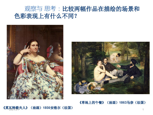 印象派的画家们PPT精品课件