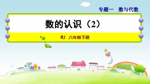 六年级下册数学课件-6 整理与复习 1 数与代数 第2课时 数的认识 人教版(共24张PPT)