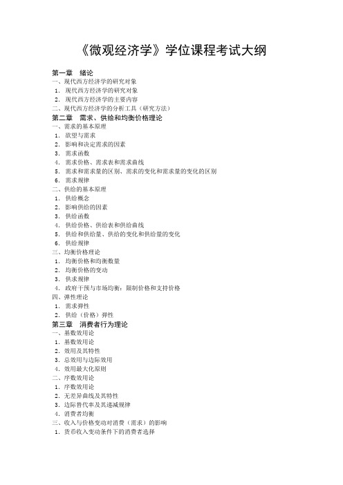 中国科技大学 微观经济学