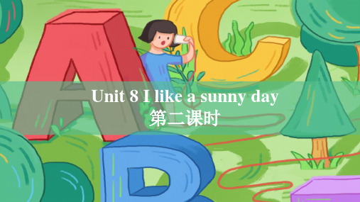 湘少版小学三年级英语下册Unit 8 I like a sunny day 第二课时 课件