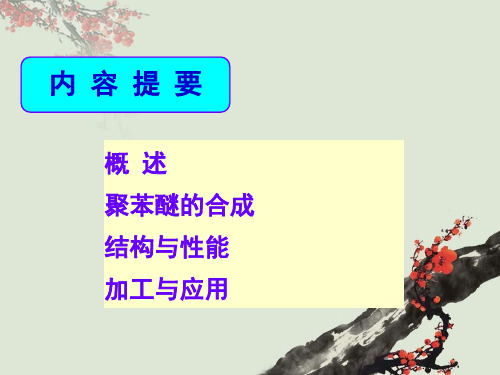 第三章 4  聚苯醚和改性聚苯醚