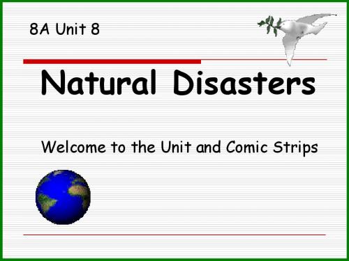 最新 公开课课件 8A Unit8 Welcome to the unit课件(共25张PPT)(1)
