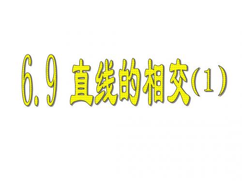 浙教初中数学七上《6.9 直线的相交》PPT课件 (7)